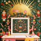 Minimal aesthetic sticker sheet with hand-drawn icons on clean background.