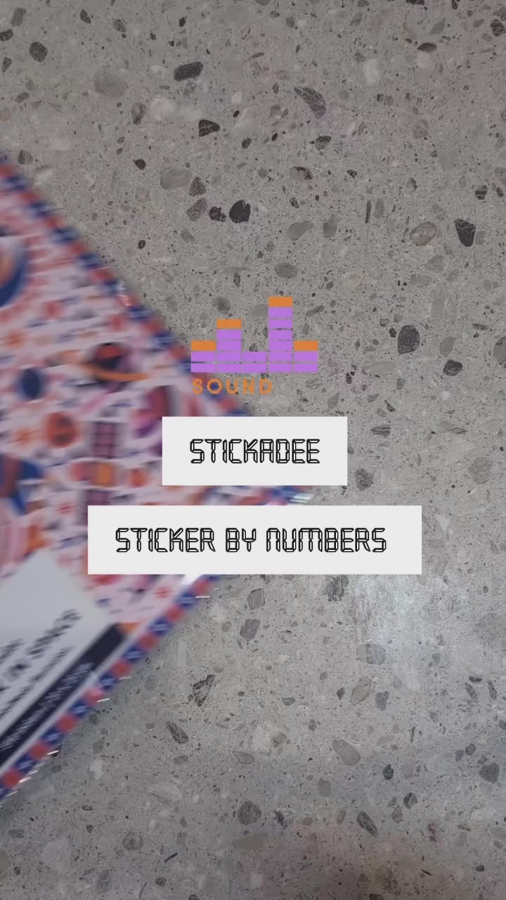 A Walk in Space – A Cosmic DIY Sticker Canvas Adventure