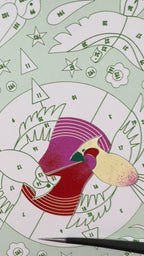 Birdsong Garden – A Peaceful DIY Sticker Canvas for Nature Lovers